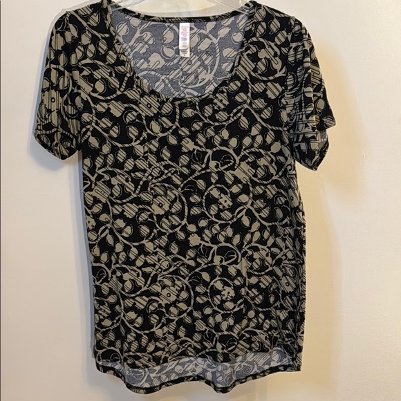 LuLaRoe Stylish Black and Tan Women's Top 001 - Picture 1 of 1